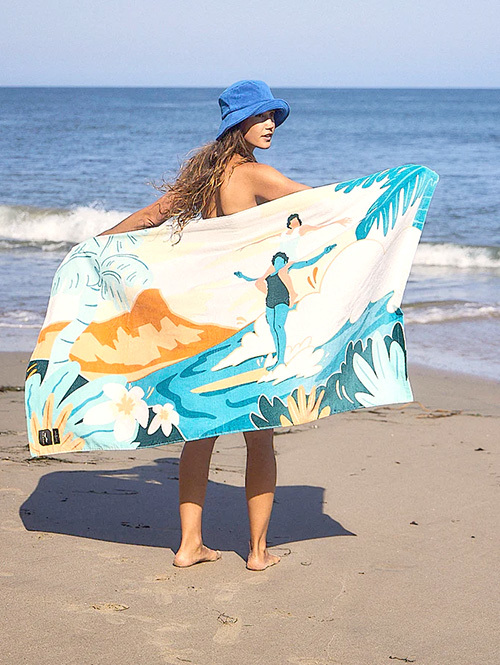 SLOW TIDE Duke Beach Towel Duke