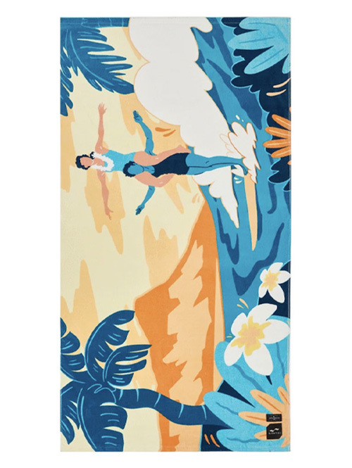 SLOW TIDE Duke Beach Towel Duke