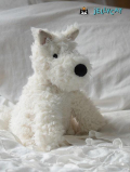 Munro Scottie Dog  スコッティドッグ　白い犬　縫いぐるみ　いぬ　犬　