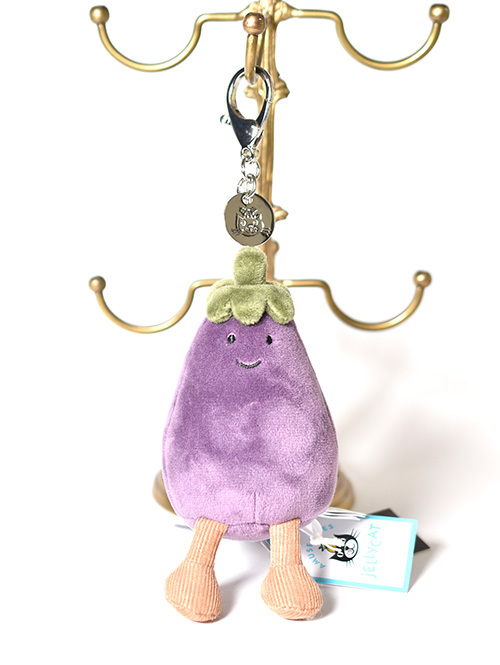 Vivacious Aubergine Bag Charm ナス　バッグチャーム　ナス　キーホルダー　