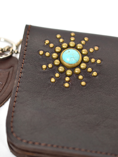 HTC(エイチティーシー)Wallet TYPE-2 SB2 13Turquoise D Brown