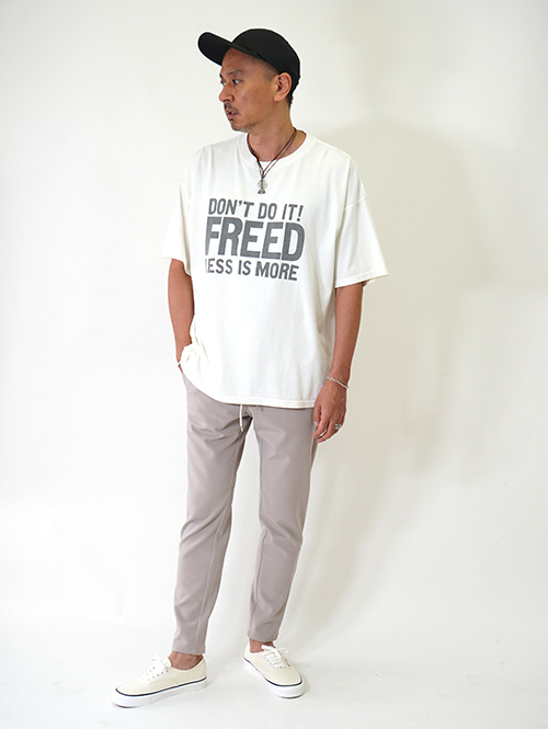 SALUTE HELM マットストレッチ ダンボール切り替え ジョグパンツ - Beige (63508)