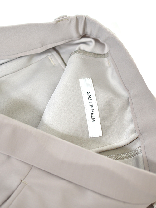 SALUTE HELM マットストレッチ ダンボール切り替え ジョグパンツ - Beige (63508)