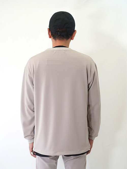 SALUTE HELM マットストレッチ ダンボールクルー - Beige (83502)