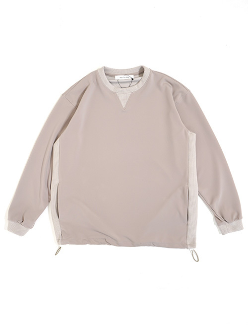 SALUTE HELM マットストレッチ ダンボールクルー - Beige (83502)