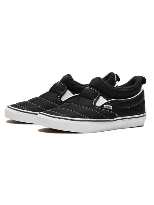 VANS USA SLIP-ON MID スリッポンミッド VN0009QUBA2 BLACK/WHITE