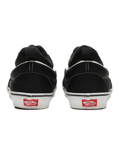 VANS USA SLIP-ON MID スリッポンミッド VN0009QUBA2 BLACK/WHITE を