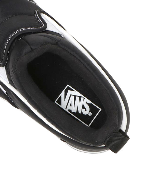 VANS USA SLIP-ON MID スリッポンミッド VN0009QUBA2 BLACK/WHITE