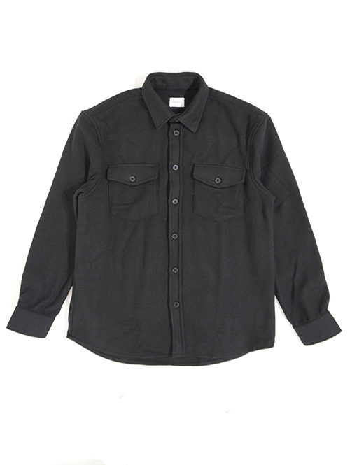 SSEINSE Flannel Work Shirts　Black