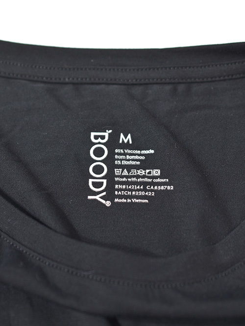 BOODY ロングスリーブ Tシャツ - Black