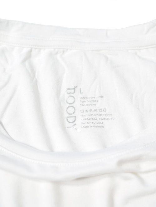 BOODY ロングスリーブ Tシャツ - White