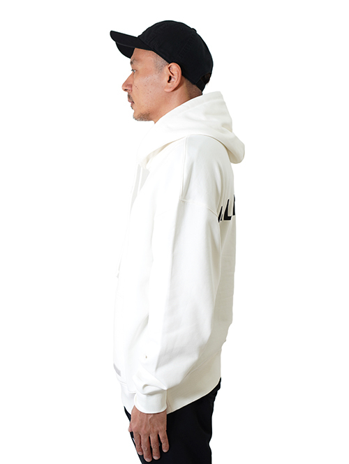 VALENCIANO ESENCIALES LOGO HOODIE Off White