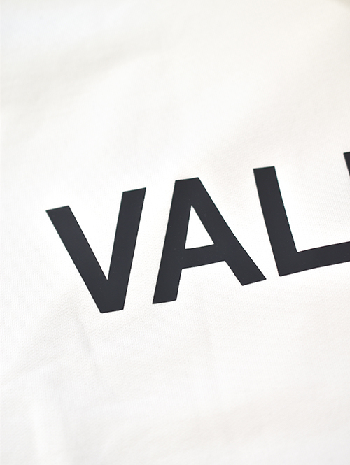 VALENCIANO ESENCIALES LOGO HOODIE Off White