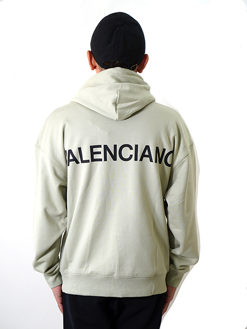 VALENCIANO ESENCIALES LOGO HOODIE Moss Green