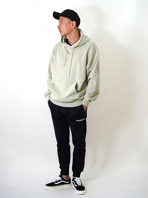 VALENCIANO ESENCIALES LOGO HOODIE Moss Green