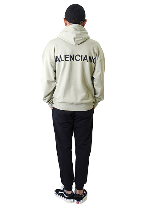 VALENCIANO ESENCIALES LOGO HOODIE Moss Green