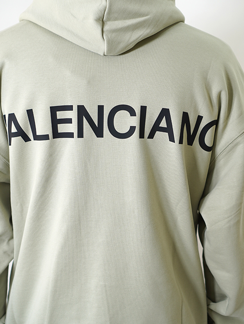 VALENCIANO ESENCIALES LOGO HOODIE Moss Green