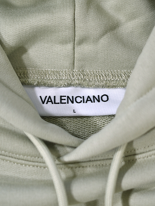 VALENCIANO ESENCIALES LOGO HOODIE Moss Green