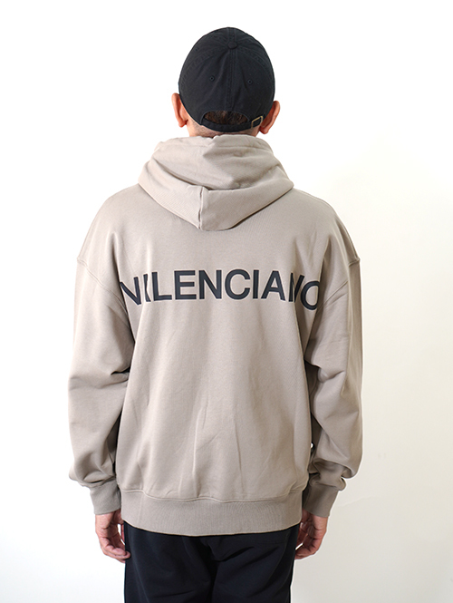 VALENCIANO ESENCIALES LOGO HOODIE Taupe