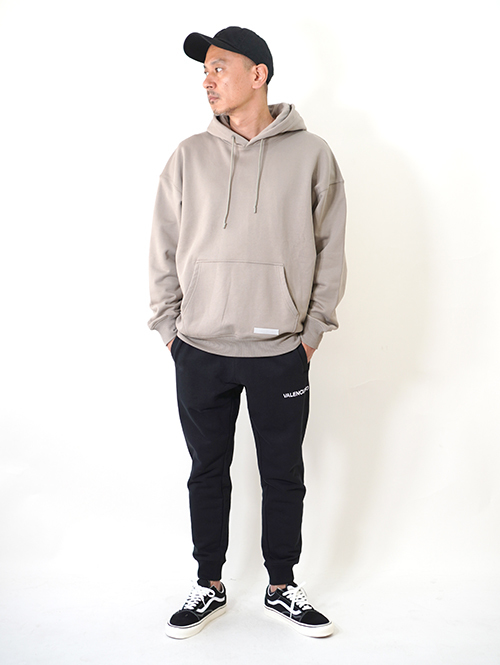 VALENCIANO ESENCIALES LOGO HOODIE Taupe