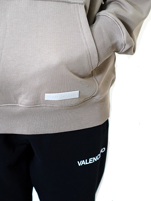 VALENCIANO ESENCIALES LOGO HOODIE Taupe