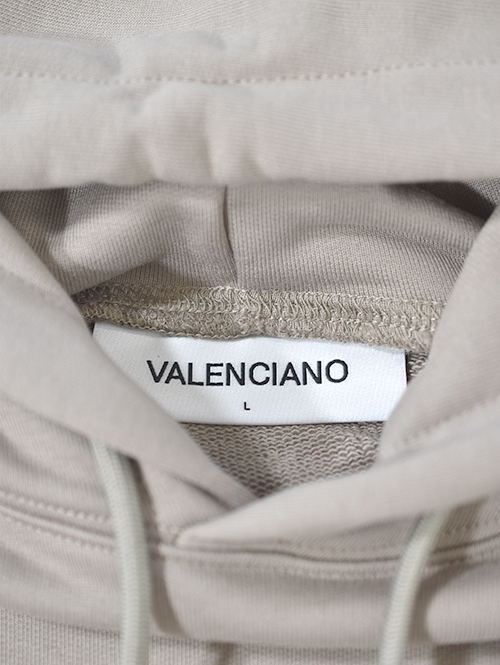 VALENCIANO ESENCIALES LOGO HOODIE Taupe