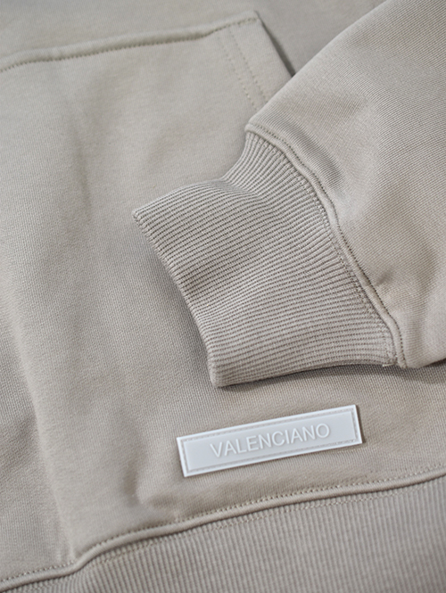 VALENCIANO ESENCIALES LOGO HOODIE Taupe