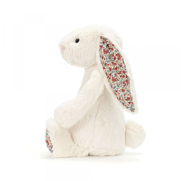 【 L サイズ /36cm 】Blossom Cream Bunny BLB2CBN ブロッサム バニー 花柄 耳 クリームバニー ウサギ ぬいぐるみ 白