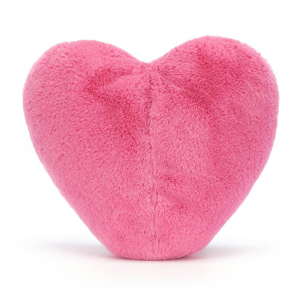 【 L サイズ　17cm】Amuseable Pink Heart　ピンクのハート　♥　ハート　クッション　ぬいぐるみ