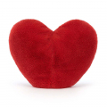【 L サイズ　17cm】Amuseable Red  Heart　赤いハート　♥　ハート　クッション　ぬいぐるみ