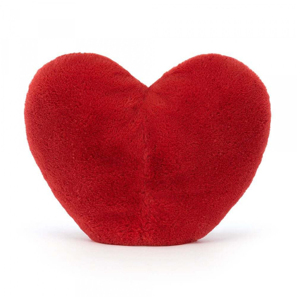 【 L サイズ　17cm】Amuseable Red  Heart　赤いハート　♥　ハート　クッション　ぬいぐるみ