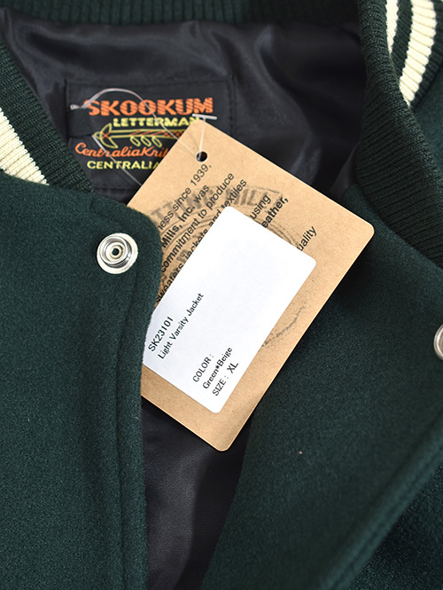 SKOOKUM Light Varsity Jacket 