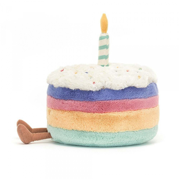 Amuseable Rainbow Birthday Cake JCA1RBC レインボー　バースデーケーキ　にじ　虹のバースデーケーキ　