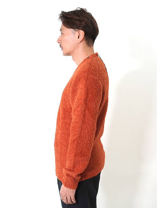 SSEINSE シャギーニット クルーネック D-Orange