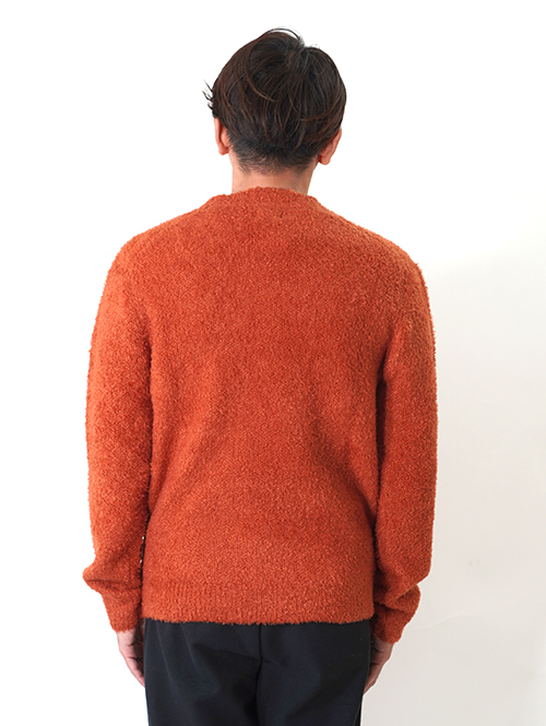 SSEINSE シャギーニット クルーネック D-Orange