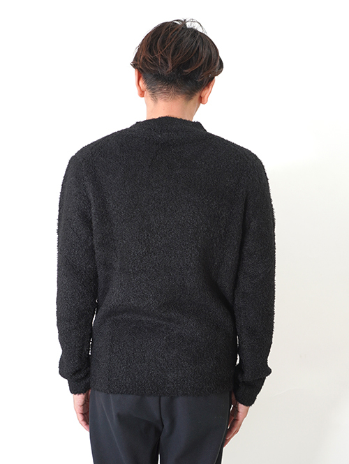 SSEINSE シャギーニット クルーネック Black