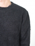 SSEINSE シャギーニット クルーネック Black