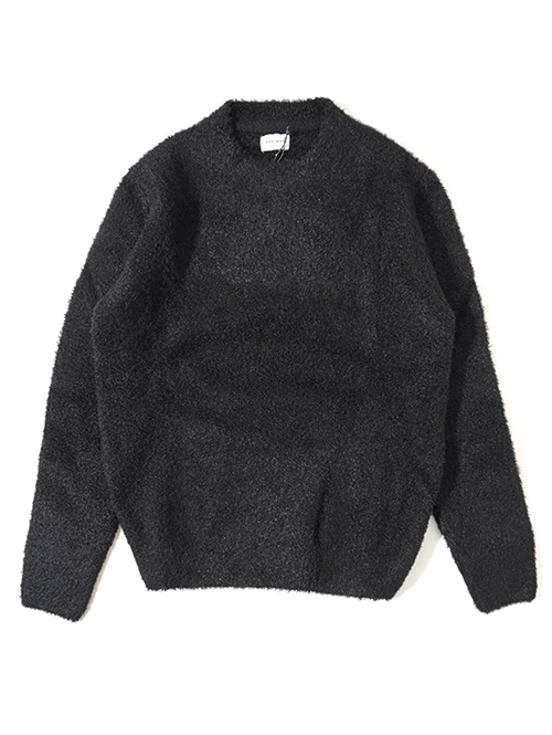 SSEINSE シャギーニット クルーネック Black