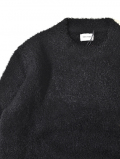 SSEINSE シャギーニット クルーネック Black