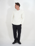 SSEINSE シャギーニット クルーネック Off-White