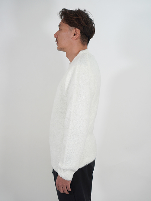SSEINSE シャギーニット クルーネック Off-White