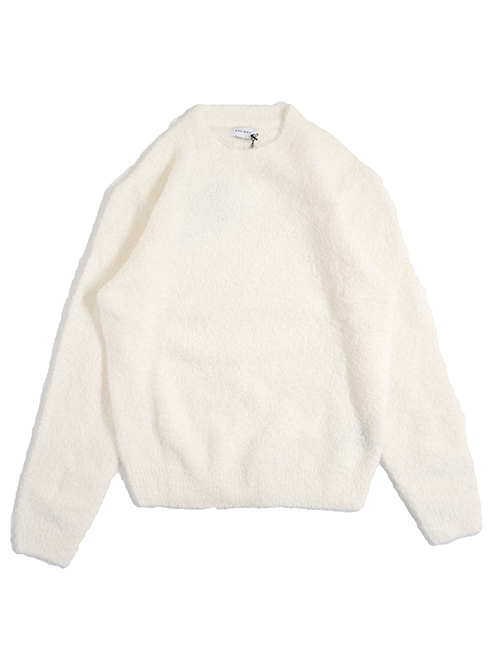 SSEINSE シャギーニット クルーネック Off-White