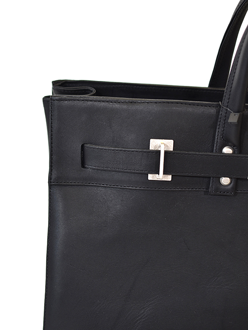 M.U.L Stud Series Tote L (NO WASH Oil Leather)