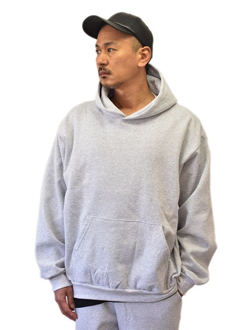 LOS ANGELES APPAREL 14.oz Hoodie  - Grey