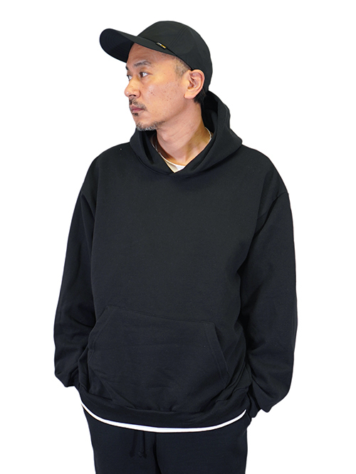 LOS ANGELES APPAREL 14.oz Hoodie  - Black