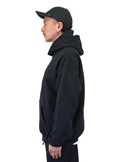 LOS ANGELES APPAREL 14.oz Hoodie  - Black