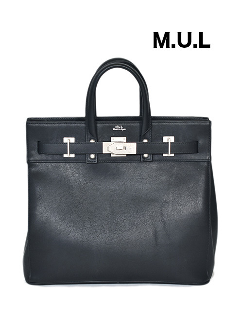 M.U.L Stud Series Tote M (NO WASH Oil Leather)