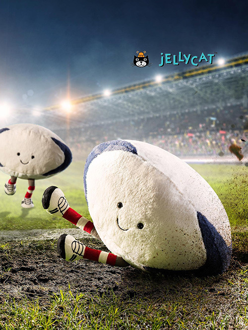 Amuseable Sports Rugby Ball JCAS2R ラグビーボール ぬいぐるみ