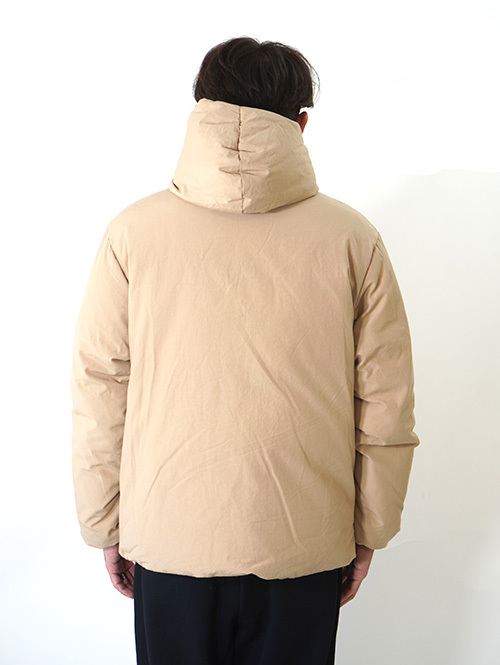 LA MOND HOODIE DOWN JACKET - Beige