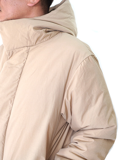 LA MOND HOODIE DOWN JACKET - Beige